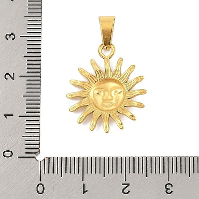 Ion Plating(IP) 304 Stainless Steel Pendants LS-STAS-D112-06G-1