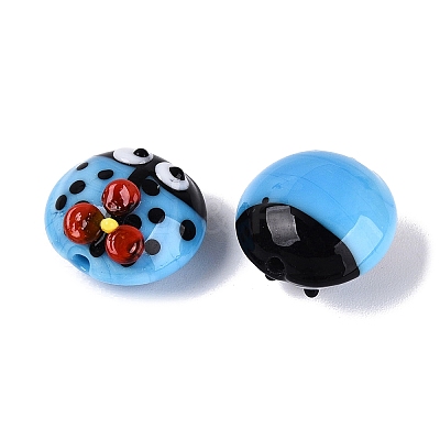 Handmade Bumpy Lampwork Beads LAMP-Q039-15H-1
