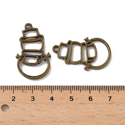 Alloy Open Back Bezel Pendants LS-PALLOY-R098-47AB-1