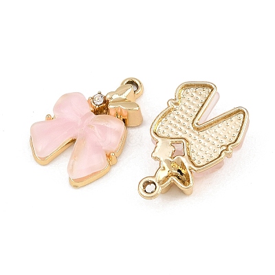 Alloy & Resin & Rhinestone Pendants RE-CBA4E99-02G-B-1