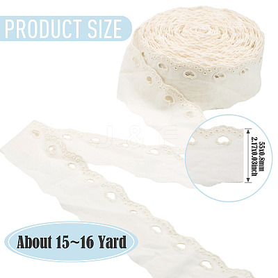 Cotton Lace Trim OCOR-TAC0015-30B-1