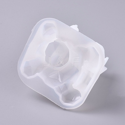 3D Bear Cell Phone Bracket Silicone Molds X-DIY-K017-01-1