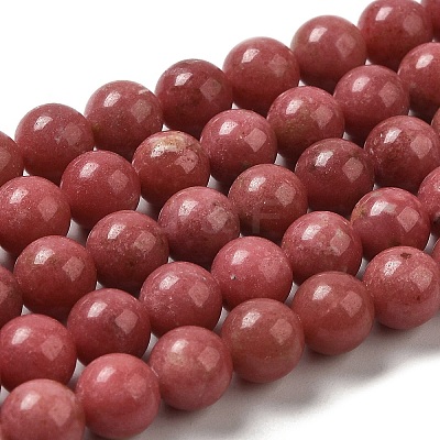 Natural Thulite Beads Strands G-Z044-A02-03-1