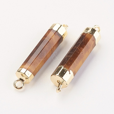 Natural Gemstone Links connectors G-F527-11A-1