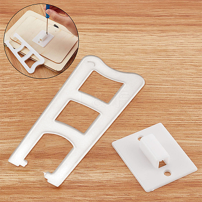 10Sets 2 Styles Resin Photo Frame Holder Set KY-GF0001-08B-1