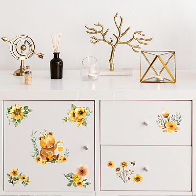 3 Sheets 3 Styles PVC Waterproof Decorative Stickers DIY-WH0404-111-1