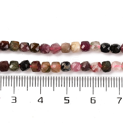 Natural Multicolor Tourmaline Beads Strands G-F770-A01-01-1