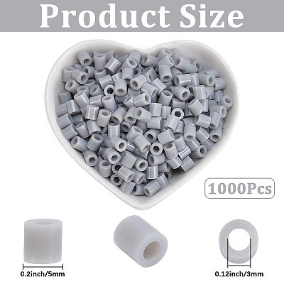 1000Pcs PE DIY Melty Beads Fuse Beads Refills DIY-SP0006-83B-1