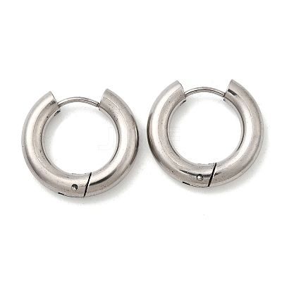 316F Stainless Steel Hoop Earrings EJEW-D341-01E-P-1