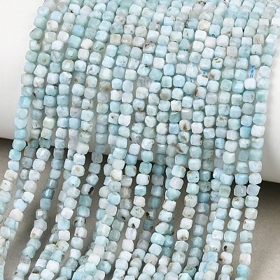 Natural Larimar Beads Strands G-F803-C01-03A-1