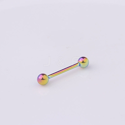 316 Surgical Stainless Steel Tongue Rings WGF0CE1-06-1