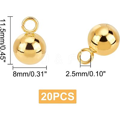 20Pcs 304 Stainless Steel Pendants STAS-UN0028-83-1