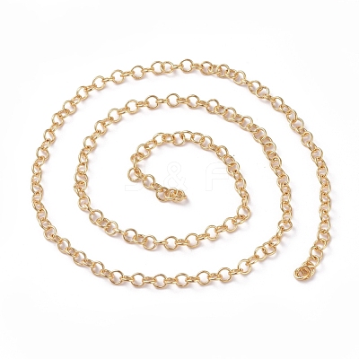 3.28 Feet Soldered Brass Rolo Chains X-CHC-G005-07G-1