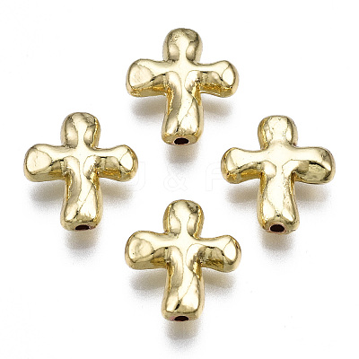 Rack Plating Alloy Beads PALLOY-T077-138LG-RS-1