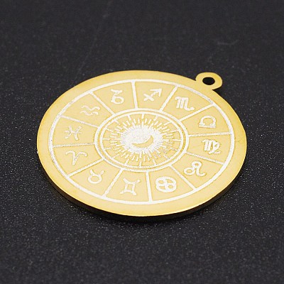 201 Stainless Steel Pendants STAS-S105-LA245-1