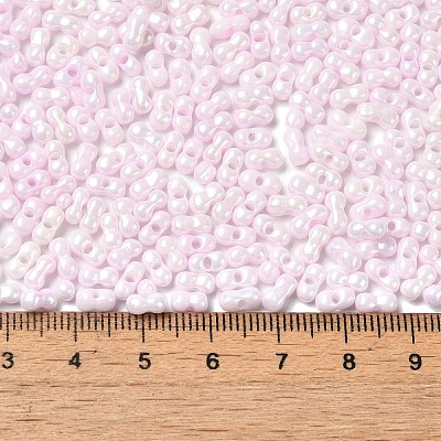 Opaque Colours Luster Glass Seed Beads SEED-B001-01A-03-1