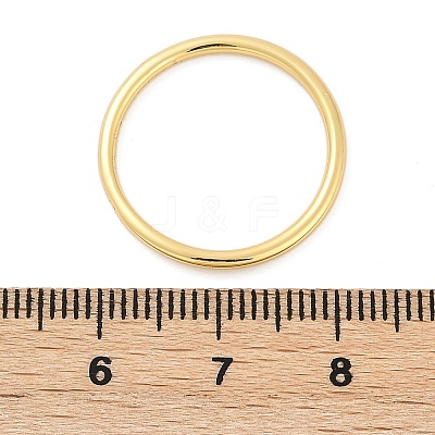 Simple Brass Finger Rings for Women RJEW-G343-12G-1