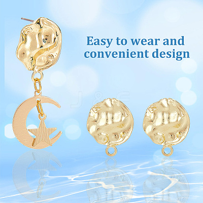 20Pcs Zinc Alloy Stud Earring Finding FIND-PH0007-97-1