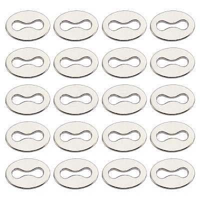 20Pcs 925 Sterling Silver Chain Tabs STER-BC0002-87P-1
