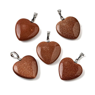 Synthetic Goldstone Pendants G-G956-B15-FF-1