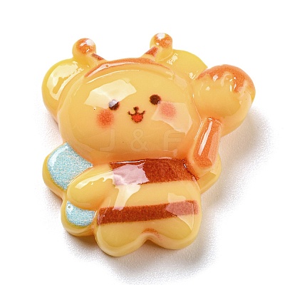 Opaque Resin Cabochons RESI-Q227-07-1
