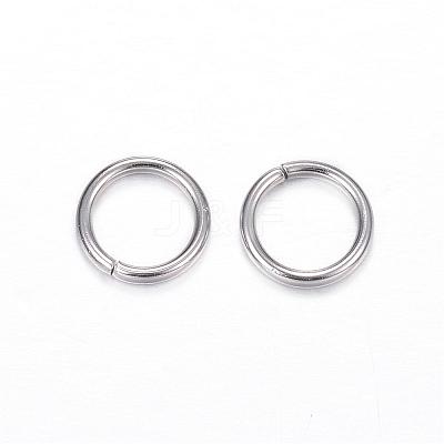 Tarnish Resistant 304 Stainless Steel Open Jump Rings STAS-D447-09-1