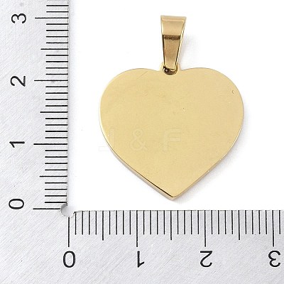 Ion Plating(IP) 304 Stainless Steel Enamel Rhinestone Pendants STAS-Q325-02A-G-1