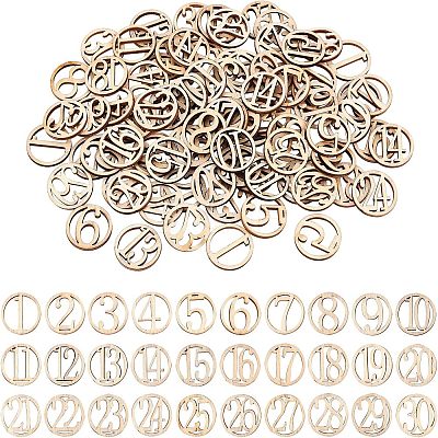 Wood Cabochons WOOD-WH0017-03-1