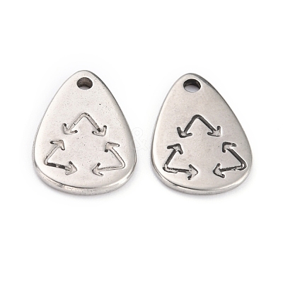 Non-Tarnish 304 Stainless Steel Pendants STAS-O145-42P-1