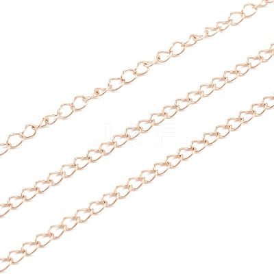 PVD Vacuum Plating 304 Stainless Steel Curb Chain STAS-B020-05RG-1