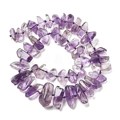 Natural Amethyst Beads Strands G-C179-D01-02-1