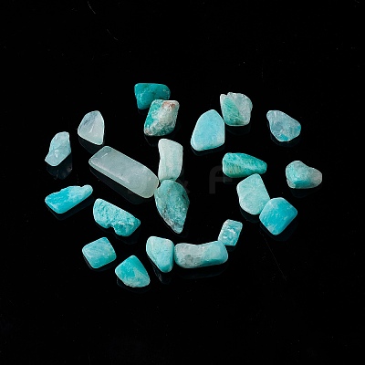 Natural Amazonite Chip Beads G-M364-04B-1