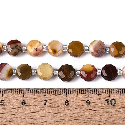 Natural Mookaite Beads Strands G-B153-A19-1