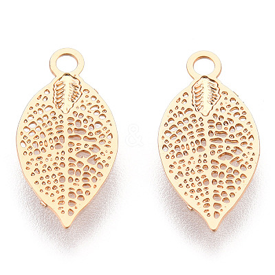 Rack Plating Brass Filigree Charms KKC-T001-45KC-1