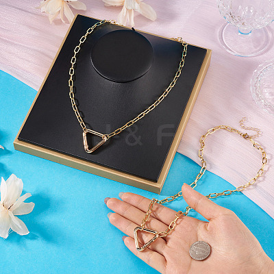 2Pcs Brass Necklaces NJEW-TAC0045-1