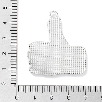 Alloy Rhinestone Pendants ALRI-S001-07-1