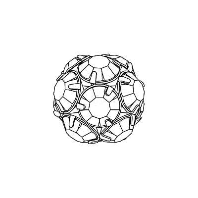 Preciosa® MAXIMA Crystal Stones in Settings X-PRC-MB8-00030-B-1