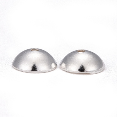 201 Stainless Steel Bead Caps STAS-F040-20A-S-1