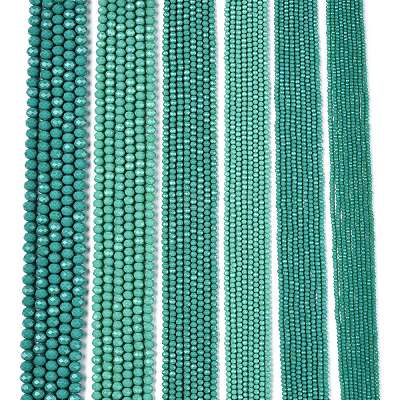 Opaque Solid Color Imitation Jade Glass Beads Strands EGLA-A044-P1mm-D31-1
