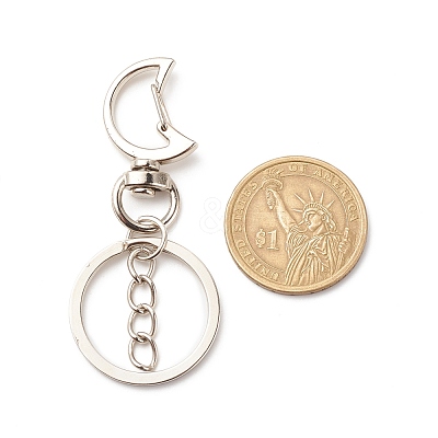Alloy Swivel Keychain Clasps KEYC-JKC00329-02-1