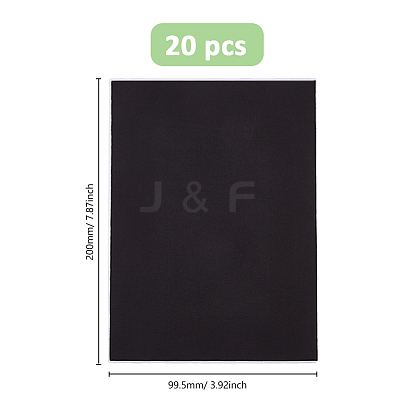 Rectangle Polyester & Cotton Self-adhesive Fabrics DIY-WH0491-92E-1