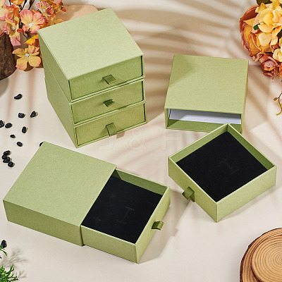 5Pcs Paper Jewelry Packing Drawer Boxes CON-TA0001-34A-1