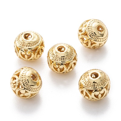 Alloy Hollow Beads PALLOY-P238-23G-RS-1