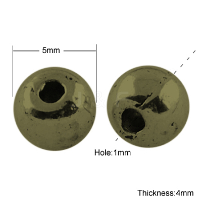 Tibetan Style Alloy Beads TIBEB-A123175-AB-FF-1