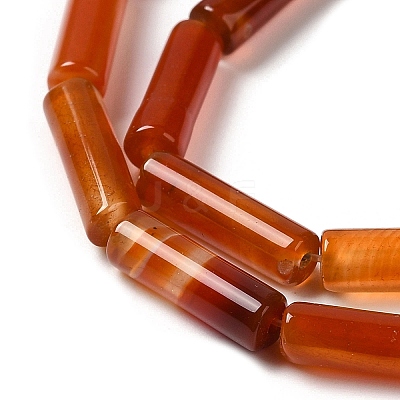 Natural Agate Beads Strands G-E612-B13-G-1