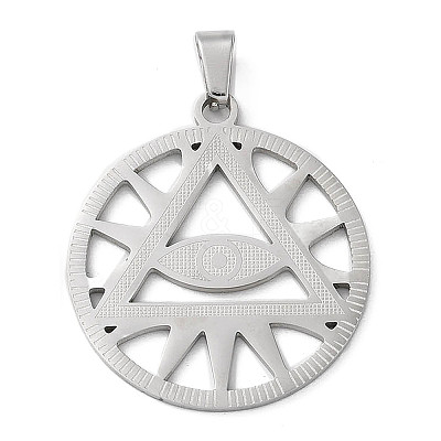 Non-Tarnish 201 Stainless Steel Pendants STAS-D041-13P-1