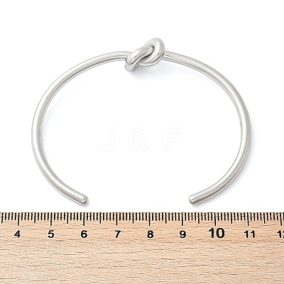 304 Stainless Steel Cuff Bangles for Women BJEW-C088-04P-1