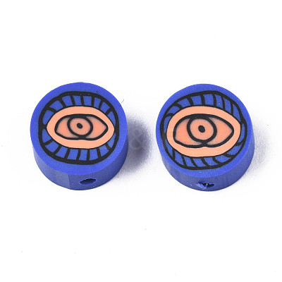 Handmade Polymer Clay Beads X-CLAY-N009-034-1