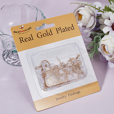 50Pcs 304 Stainless Steel Earring Hooks DIY-BBC0001-32-1