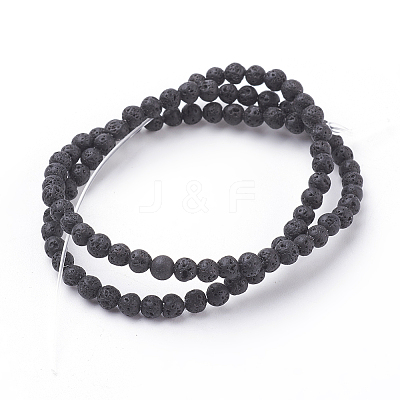 Natural Lava Rock Beads Strands LS-g434-7-1
